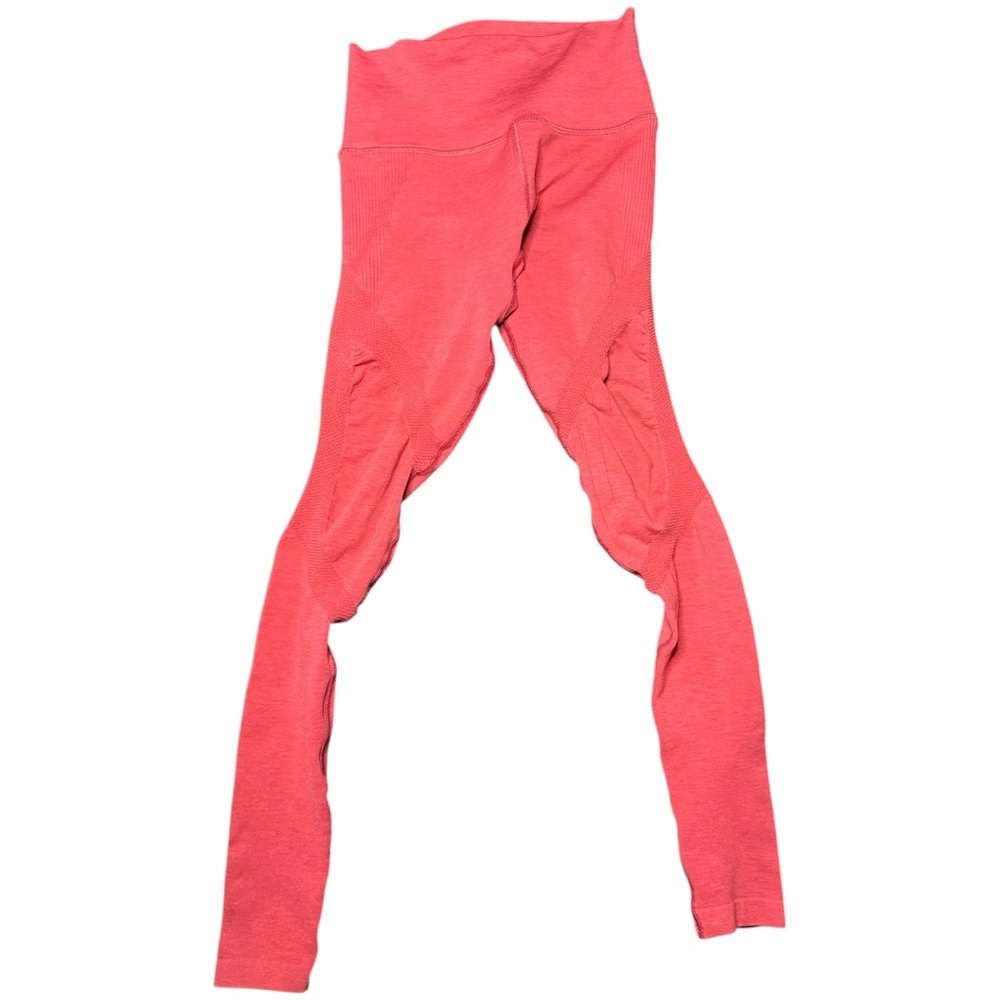 Alphalete Red Ribbed Women’s Fall Leggings